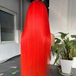 Neobeauty Glueless Highlight Red Human Hair Lace Wig Wear And Go For Women