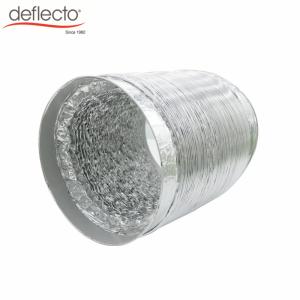 Quality HVAC Parts Flexible Aluminum Air Duct Paster Connector Air Duct 4'' 100 MM 32 Ft wholesale