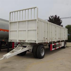 Quality Logistics 30 Ton Sideboard 2 Axle Truck Drawbar Trailers wholesale