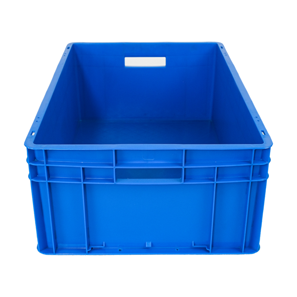 Stackable Plastic EURO Box Crates Durable and Spacious Storage Solution for Transport