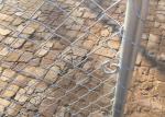 Swing Industrial Chain Link Fence Gate Water Resistant Long Service Life