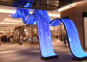 Quality Column Curved Flexible Led Screen Display 2.5mm 240x120mm For Shopping Malls wholesale