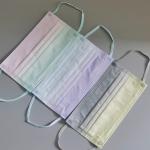 3ply Disposable Face Mask Elastic Ear Loop Colorful 3.5mm 5mm