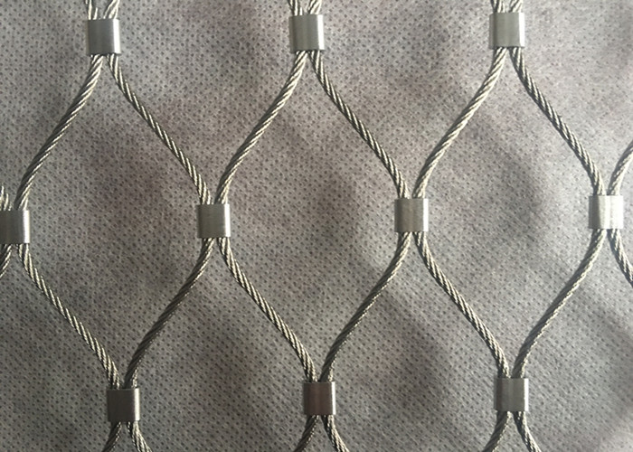 Ferrule 2.0 Mm Balustrade Cable Mesh 70*70 Mm Hole