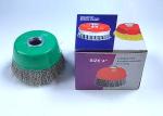 Stainless Steel Wire 100mm Crimped Wire Cup Brush for Rust and Paint Removal