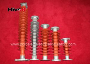 Quality 35kV ~ 66 KV Station Post Insulators / Solid Core Post Insulators Red Color wholesale