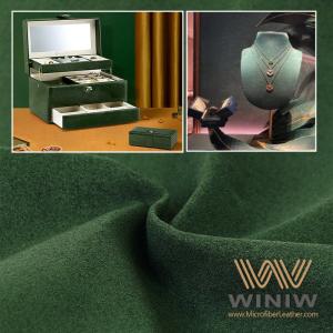 Quality Non-Toxic Eco Suede Artificial Leather For Display Stands wholesale