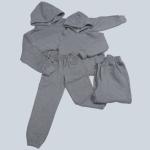 Long Sleeve French Terry Crew Neck Sweatsuit 2PCS Set Sweatshirts Hoodies