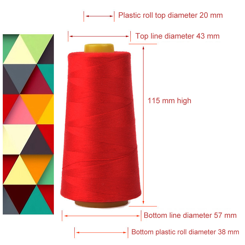 Good Quality and Cheap Price 100% Polyester Sewing Thread