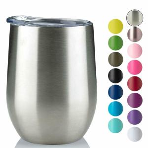 Quality 220ml Stainless Steel Stemless Wine Tumblers wholesale