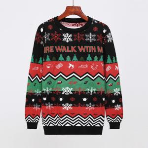 Quality Fashion Christmas Ugly Sweater Snowflake Pullover Apparel Winter wholesale