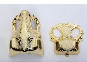 Quality Pp Recyle Herrajes Para Ataudes Plastic Coffin Ornaments Casket Corner C002 wholesale