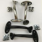 Black Highboy Fenderless Hot Rod Headlight Mount Universal Parts for Versatile