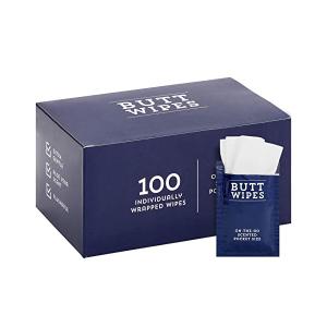 Quality 1 Pack 100 Wipes Individually Wrapped Unscented Extra-Large On-The-Go butt Wipes wholesale