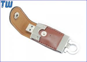 Quality Little Leather Bag 2GB Pendrives Disk Storage 3D Debossed Logo wholesale