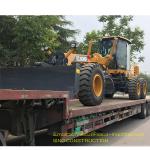 Small Road Construction Motor Grader XCMG GR1653 Metal Material Yellow Color