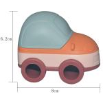 MHC Montessori Educational Infant Taxi Silicone Stacking Blocks Silicone