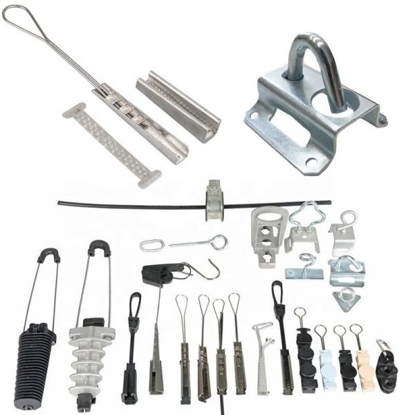 FTTH Fiber Optic Suspension Cable Nylon Clamp for Plastic Insulation and Dead