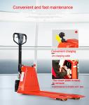 1.8T Walking Electric Pallet Truck Industrial Material Handling Equipment