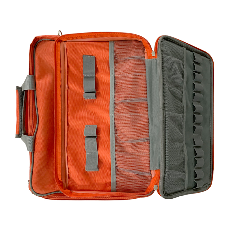 Nylon Fabric Small Red Empty Bag for Emergency First Aid Kit at Home and Travel