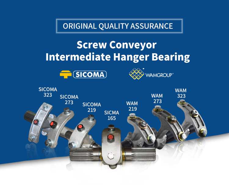 OEM Services Intermediate Hanger Bearing for SICOMA 168 Hoisting Shaft Screw Conveyor