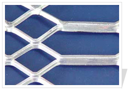 Railway / Bridges Aluminum Expanded Metal Mesh Custom Color Diamond Shape Hole