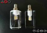 E14 Crystal LED Candle Light Dimmable AC220V 2700K 4.3W LM80 SMD2835