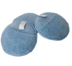 Quality Dia12cm Drying Washing Microfiber Towels For Car Wash Detailing Applicator Pads wholesale