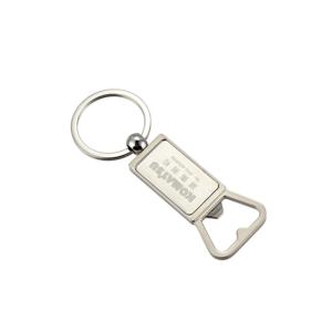 Quality Shinny Nickel Zinc Alloy Keychain Bottle Opener For Worldwide Sales wholesale