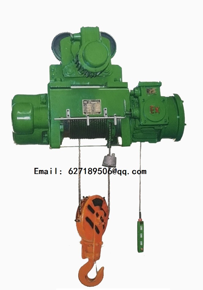 China crane1T BCD explosion proof electric hoist, hoist, wire rope electric Trigonella, dust explosion proof hoist