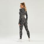 215gsm Women'S Workout Outfit 2 Pieces Seamless Gym Clothes Set