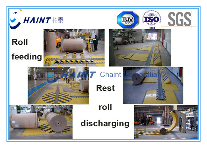 Corrugated Parent Roll Automatic Handling Systems And Board Handling Line High Efficiency