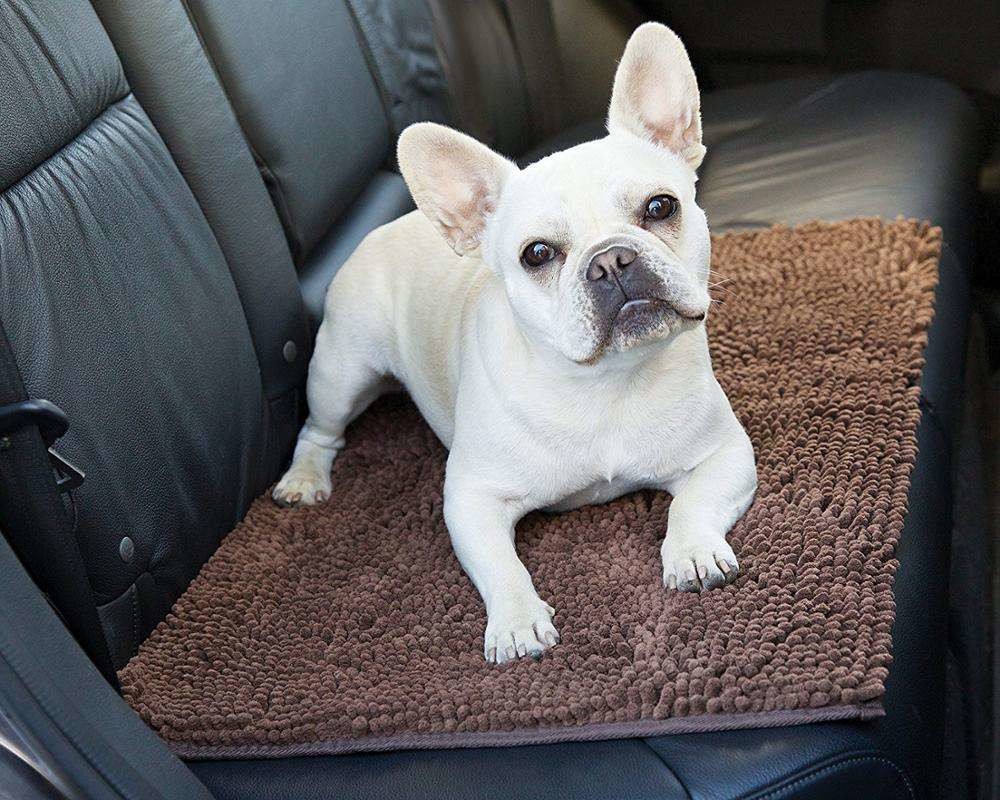 Microfiber Chenille Outdoor Pet Gear Placemat for Sloppy Dogs
