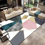 Rectangle Polyester Fiber Living Room Floor Carpets Household Absorption Bedroom