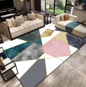 Quality Rectangle Polyester Fiber Living Room Floor Carpets Household Absorption Bedroom Sofa wholesale