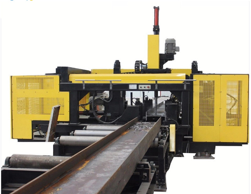 CNC H Beam Drilling Machine H Beam Size 1000x500mm With 9 Drill Heads