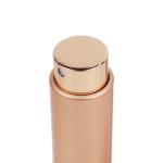 Rose Gold Silver Rotary Airless Pump Bottle 0.34 To 0.5 Ounce Sample Perfume