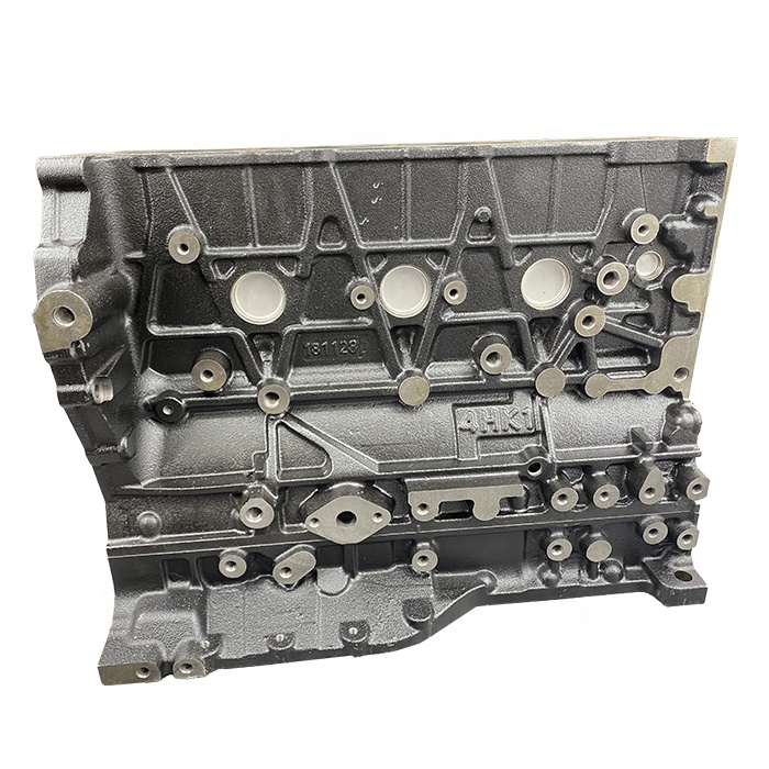 Excavator Engine ISUZU 4JB1 4JJ1 4JF1 Cylinder Block Spare Parts 4HK1 6HK1 with 126KG Weight