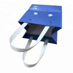 Delicate Small Foldable Paper Bags , Cardboard Gift Bags Eco Friendly