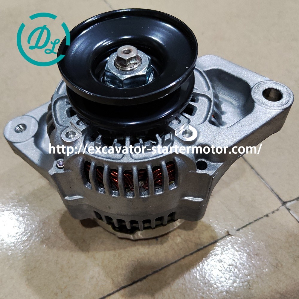 119626-77220 102211-7691 Yanmar Excavator Alternator 12V 45A