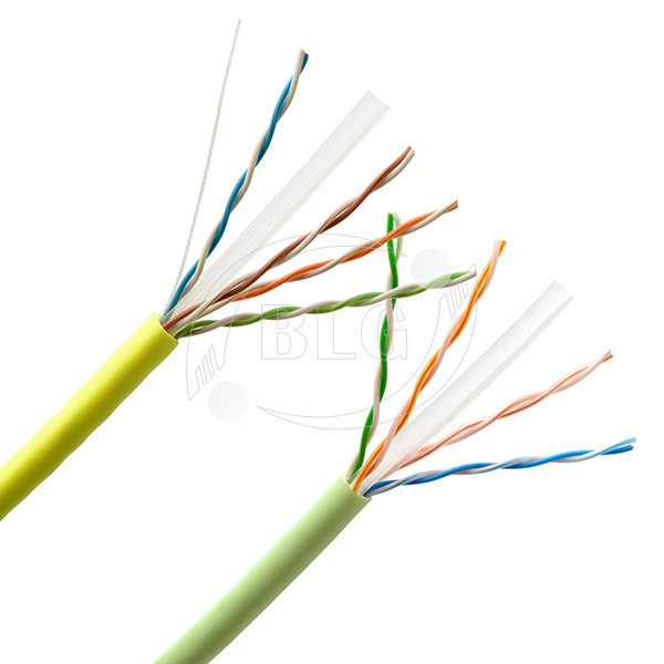 Indoor Ethernet Cable Cat 6 UTP 4 Twisted Pairs With Copper Conductor