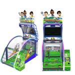 Metal Material Football Shooting Machine / Soccer Game Machine