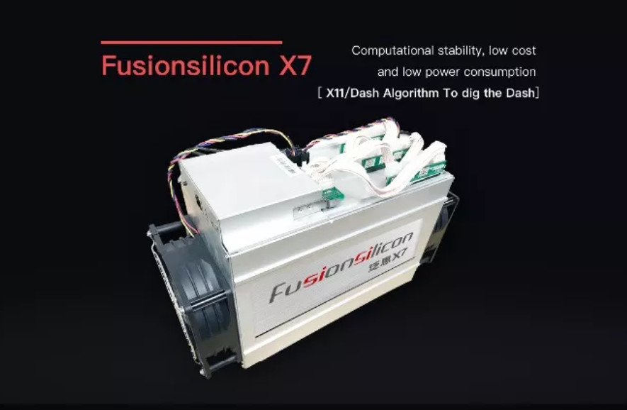 1420W Fusionsilicon X7 Miner X11 Algorithm With Original Psu For MUE CANN
