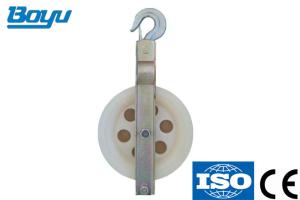 Quality Steel Bundled Conductor String Cable Tensioner Nylon Pulley Roller At Tower wholesale