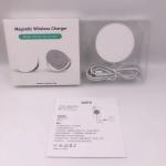 Round Magnetic 15W 205KHz Wireless Charging Pad 9V2.2A