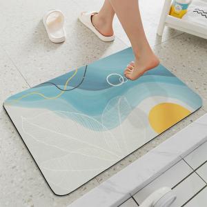 Quality Rectangle Multicolor Printed Diatomaceous Earth Drying Mat wholesale
