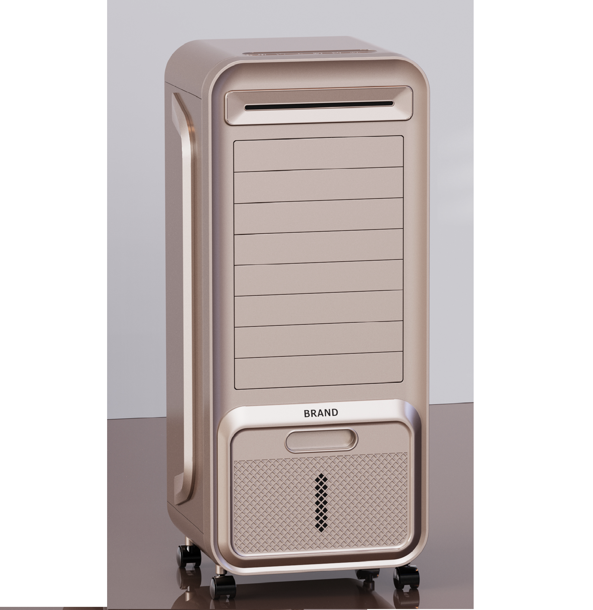 Personal Space Evaporative Air Cooler with Digital Control LED Display Adjustable Height NO