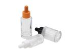 18mm Cosmetic Essential Oil Dropper 100ml Skin Care Glass Bottle