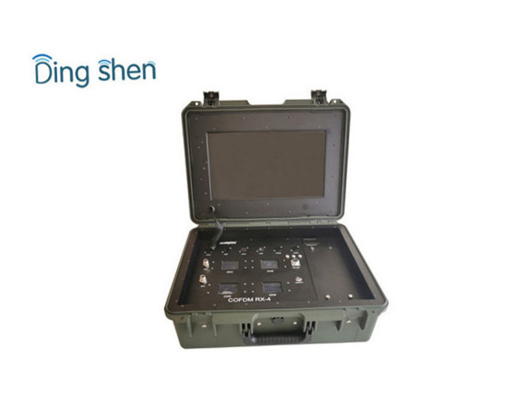 4 Channels COFDM Wireless Portable Diversity HD Resolution Uav Video Receiver