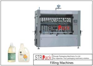China Automatic Linear Piston Bottle Filler For 5L Laundry Detergent on sale